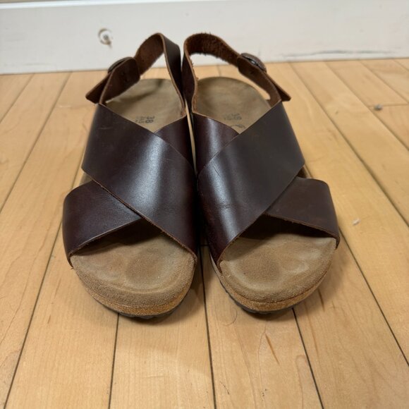 Birkenstock Papillio sandals Samira wedge Brown Size 38 - Picture 5 of 10
